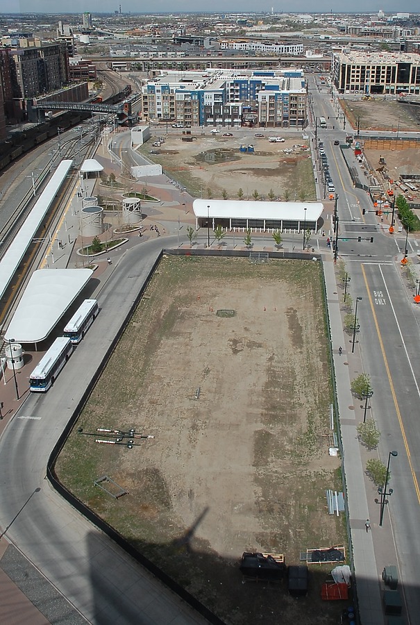 Elevated view to the northeast before construction