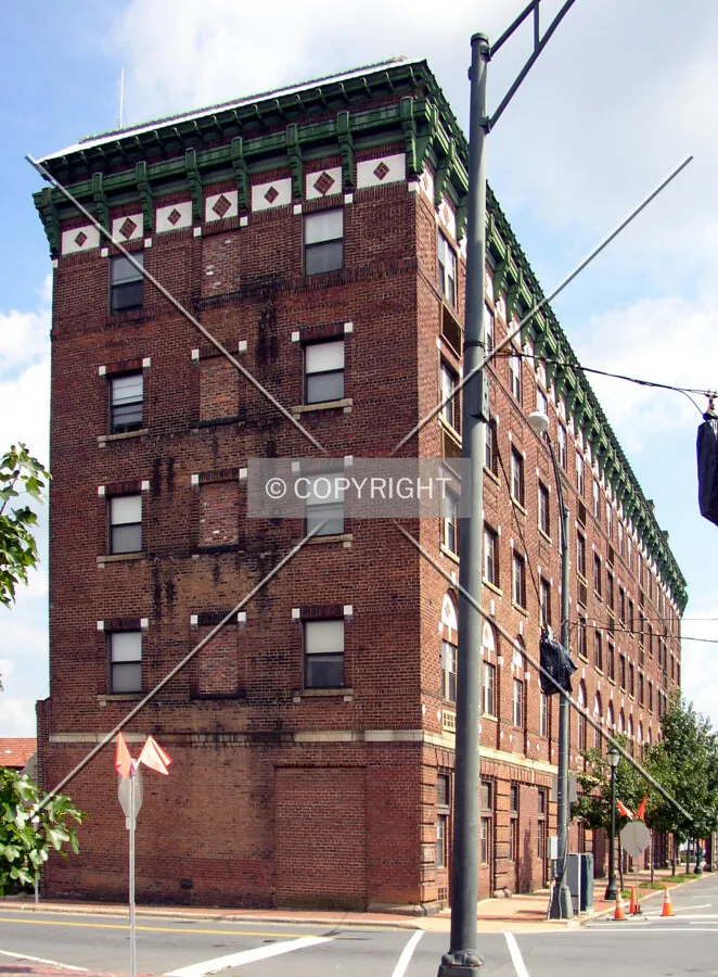 Looking southeast from Council Street