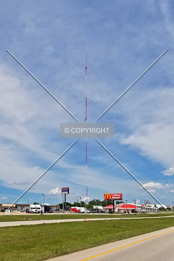 Distant view from the northwest; May 30, 2016
