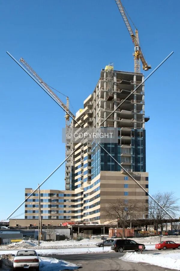 View to the west across France Avenue South