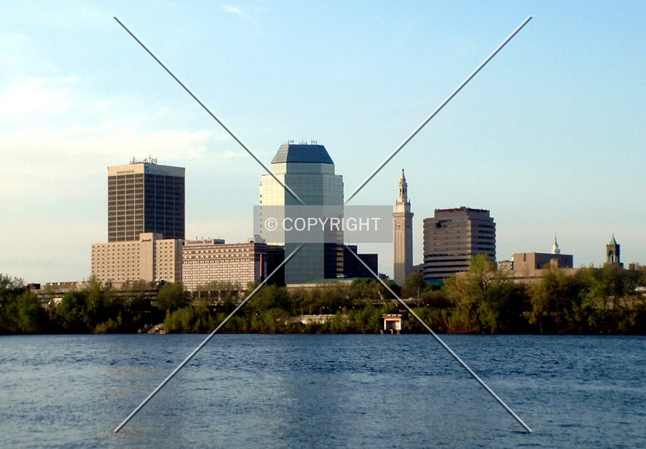 Downtown from the south