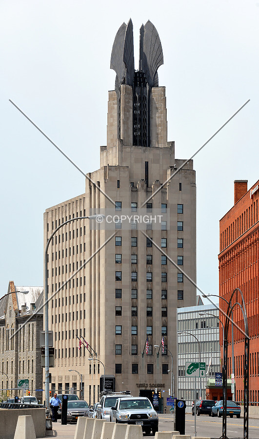 View from the east on Broad Street