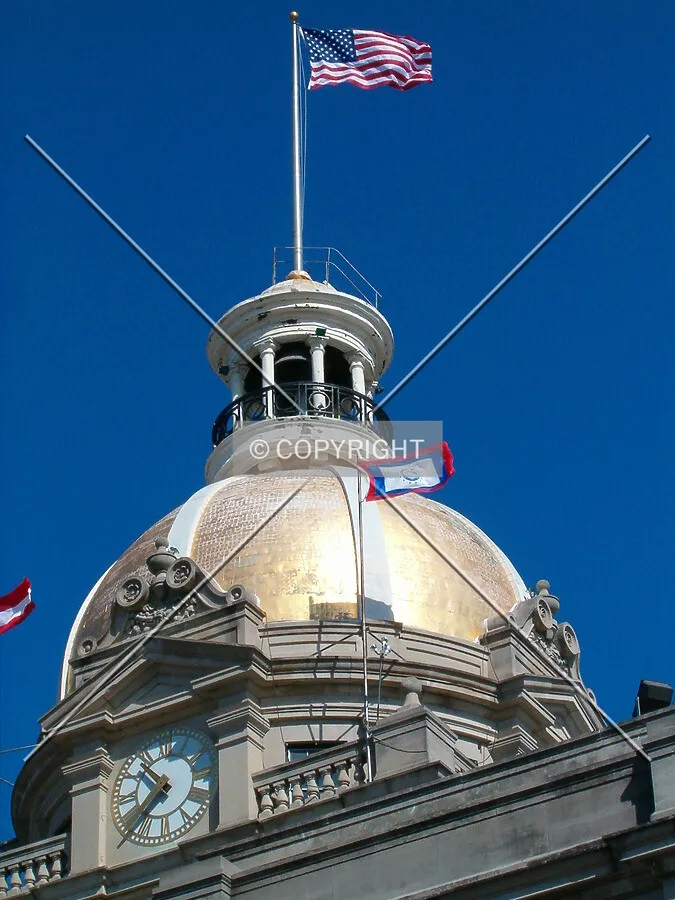 Looking up from East Bay Street