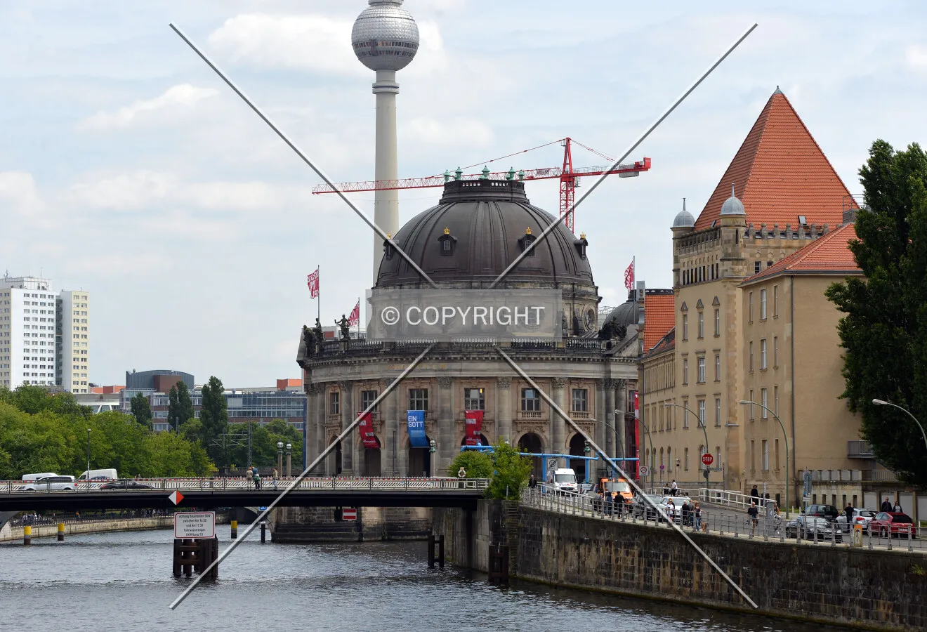 View from the west along the Spree
