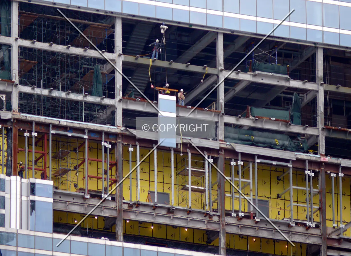 Installing windows on the northern face
