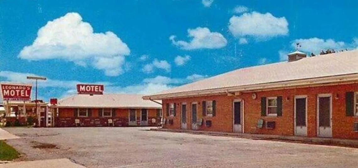 Vintage view from the northwest