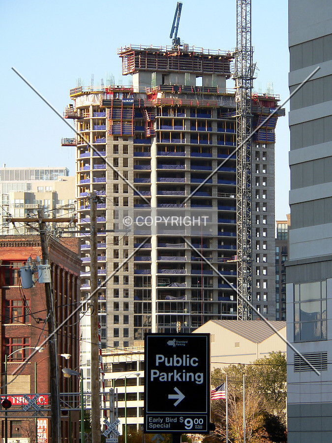 View to the north from Lake Street