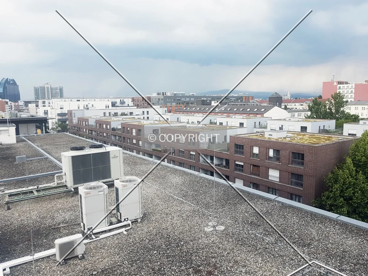 View over Frankfurt-Bockenheim