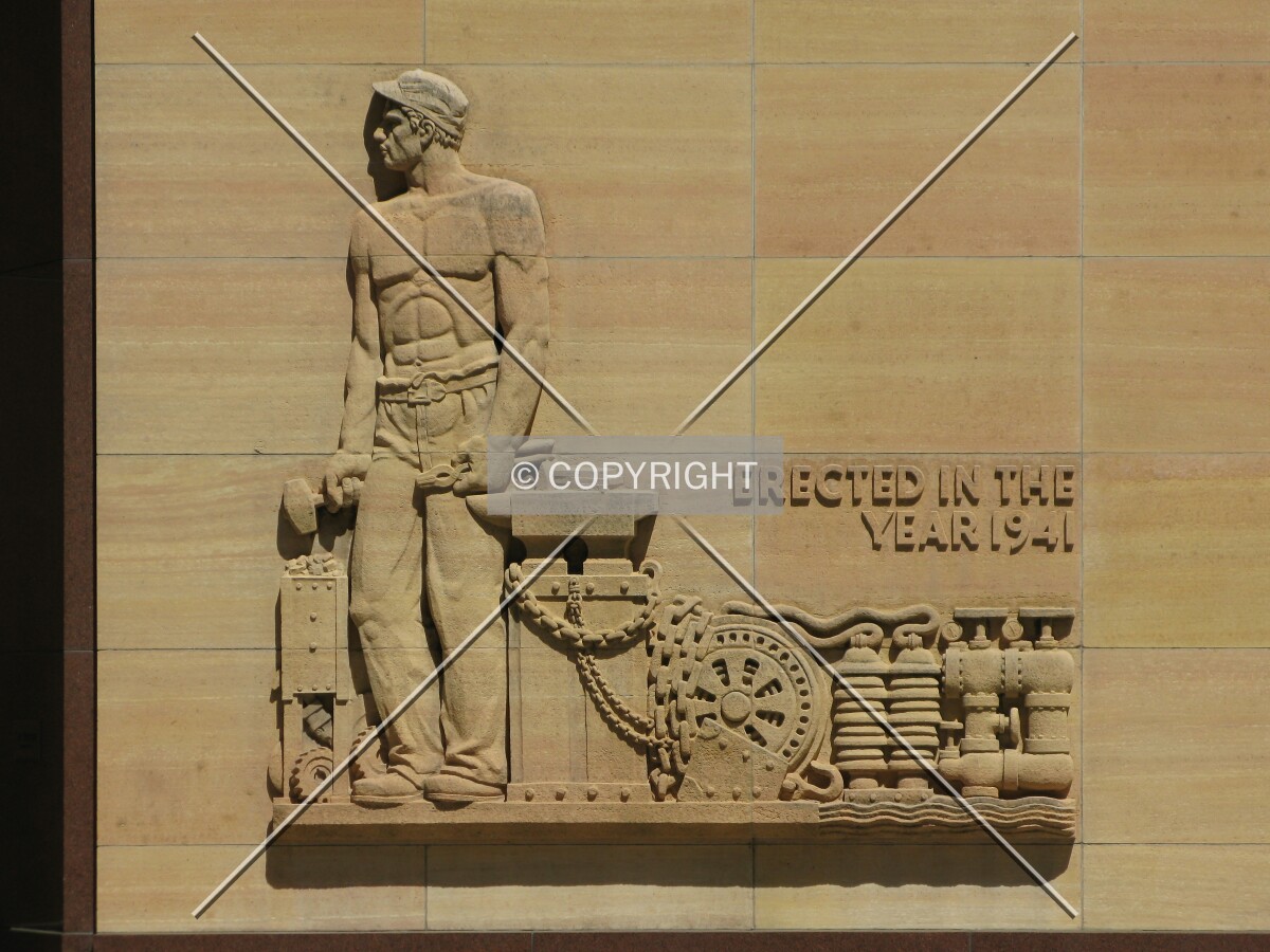 Mechanic relief by Warren T. Mosman