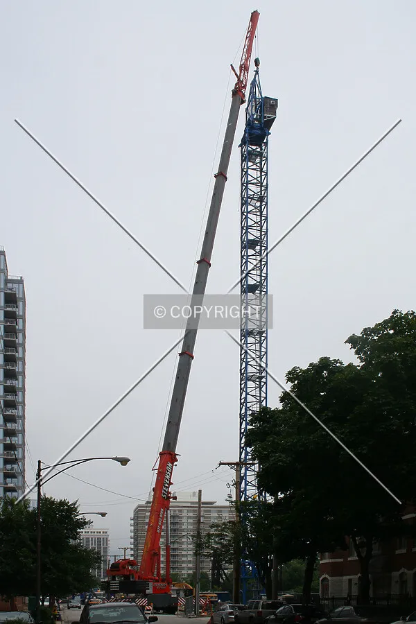 Construction of the tower crane