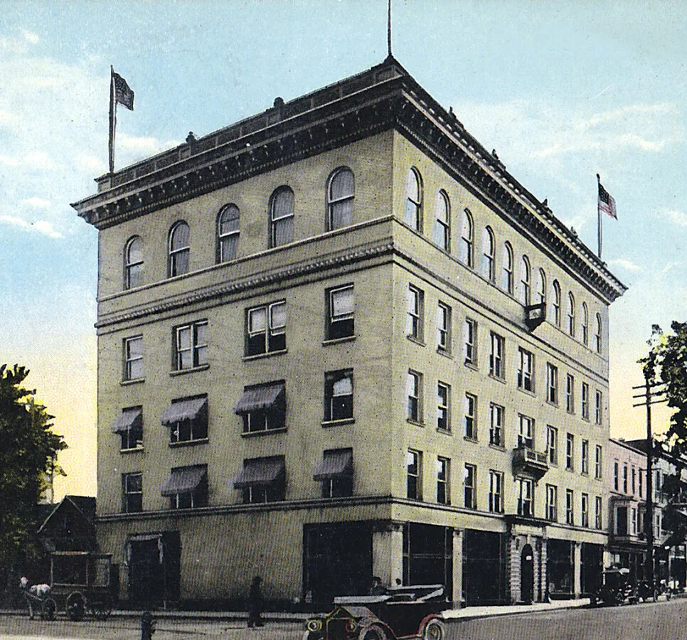 Vintage view from the northeast