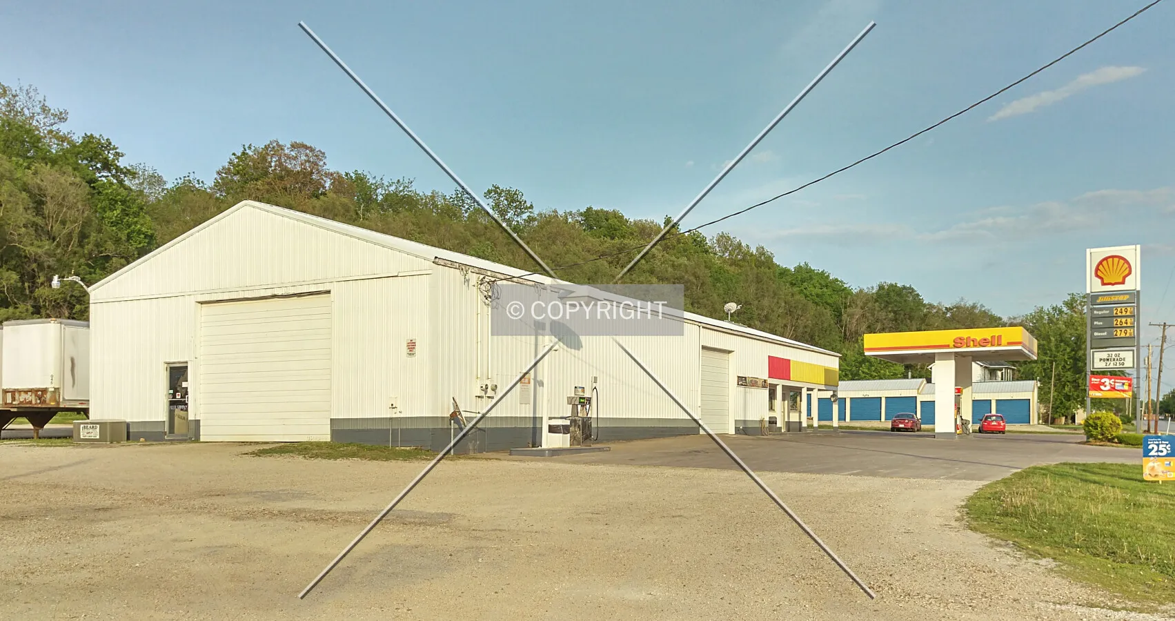 View from the northwest; May 5, 2015