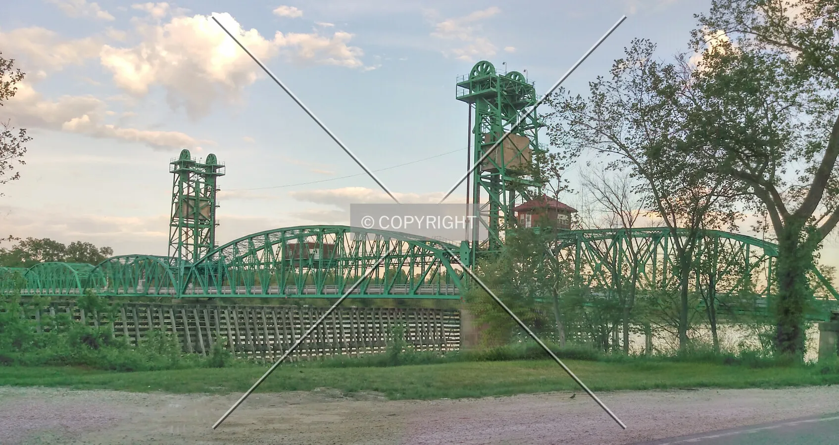 View from the northwest; May 5, 2015