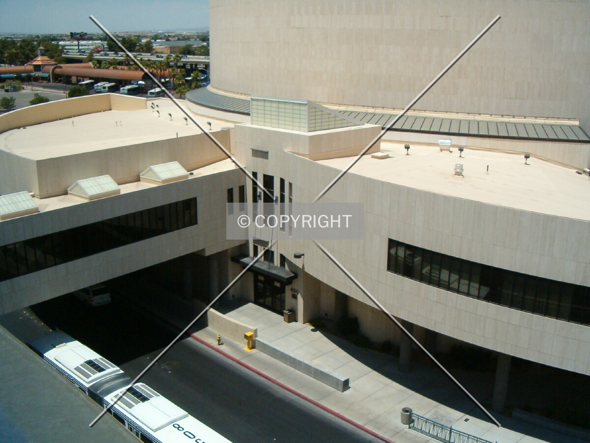 View from the city parking garage
