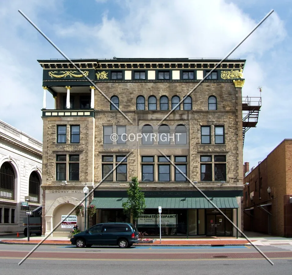 View from the southwest on Glen Street