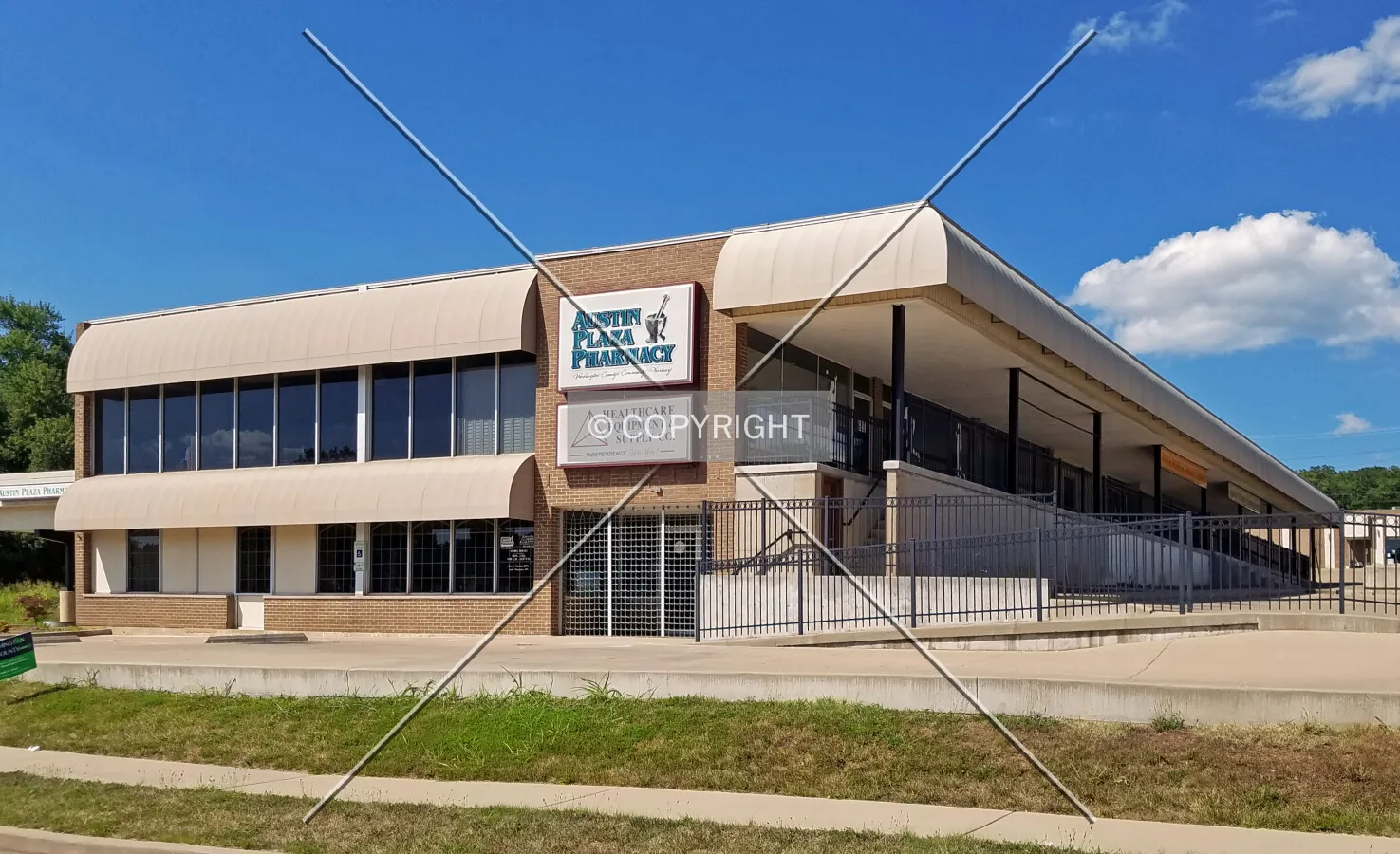 View from the south; July 15, 2017