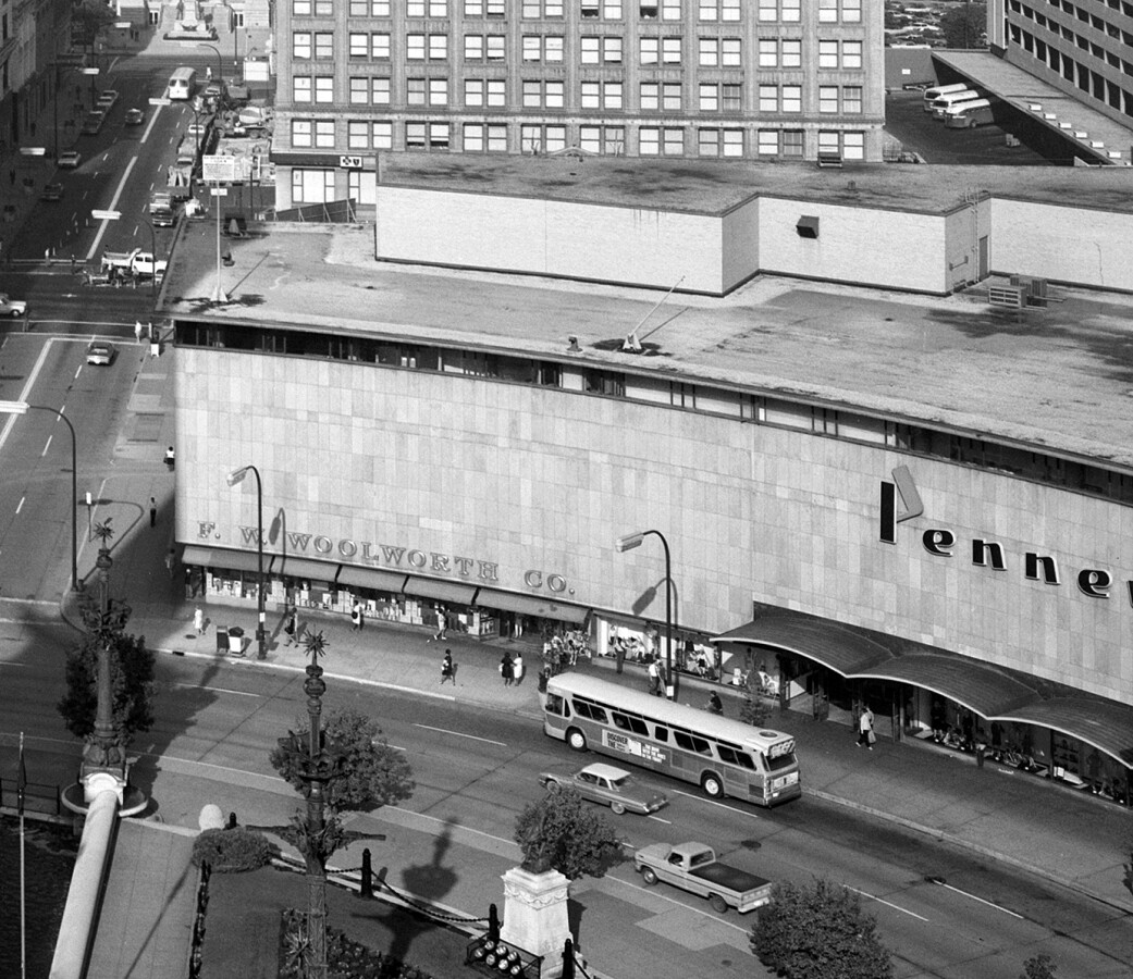 Vintage view from the east before 1990's renovation