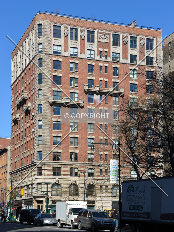 View from the southwest on Columbus Avenue