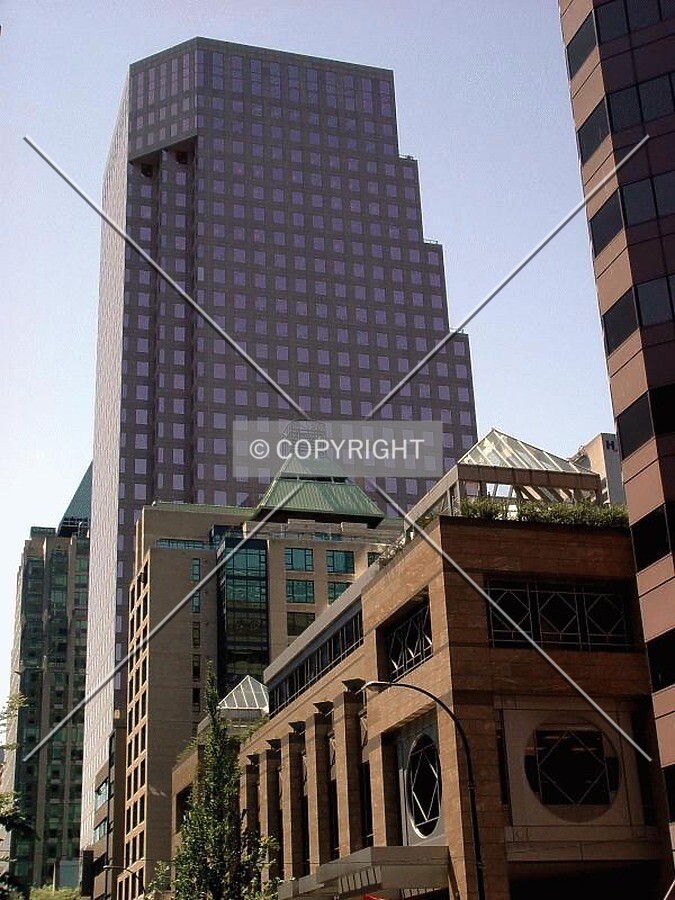 View looking south on Hornby Street