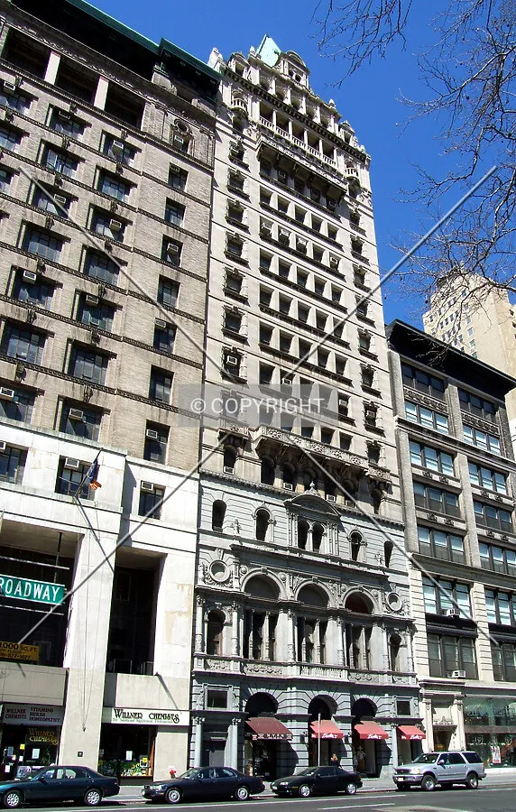 View from the southeast across Broadway