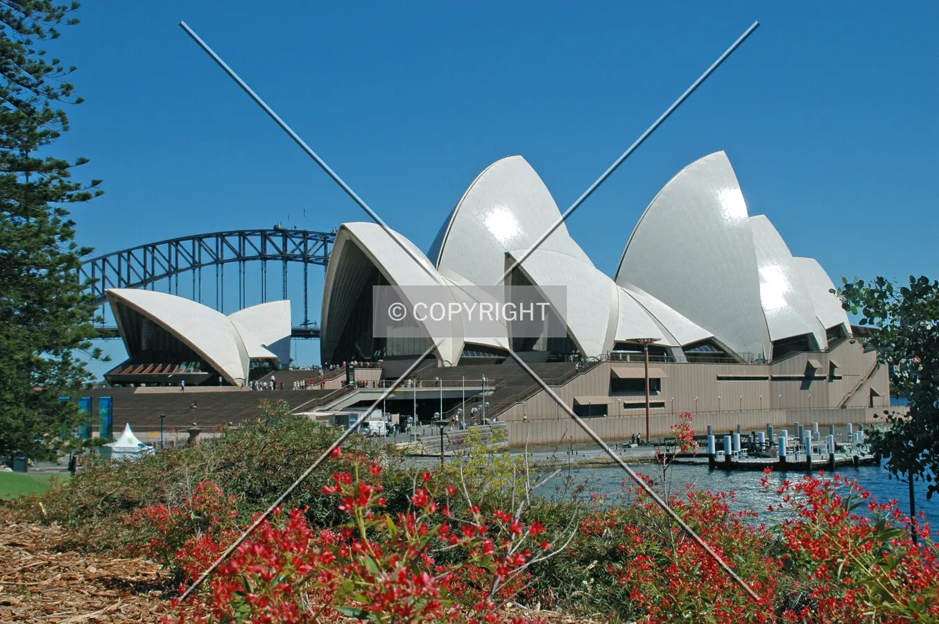 As seen from the Botanic Gardens