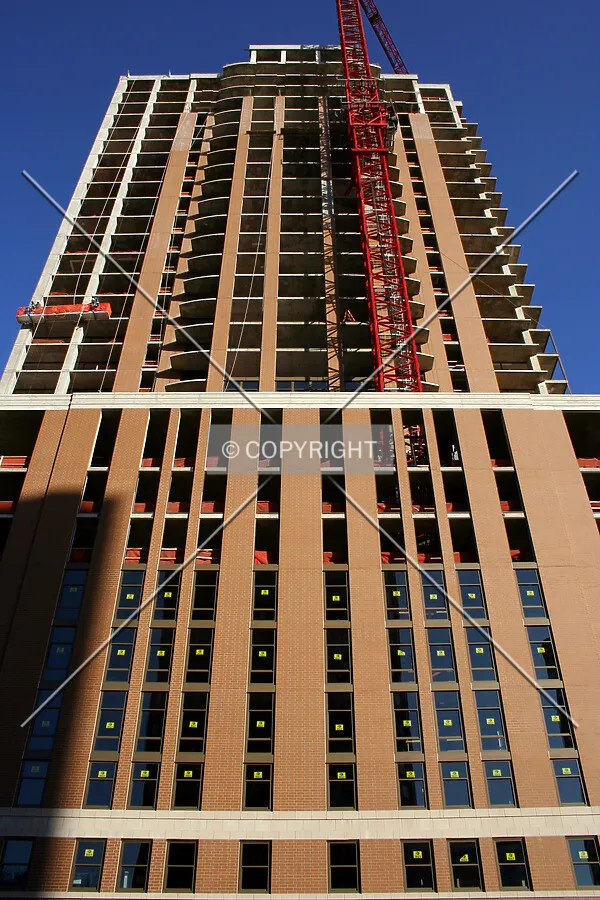 Looking up the west side