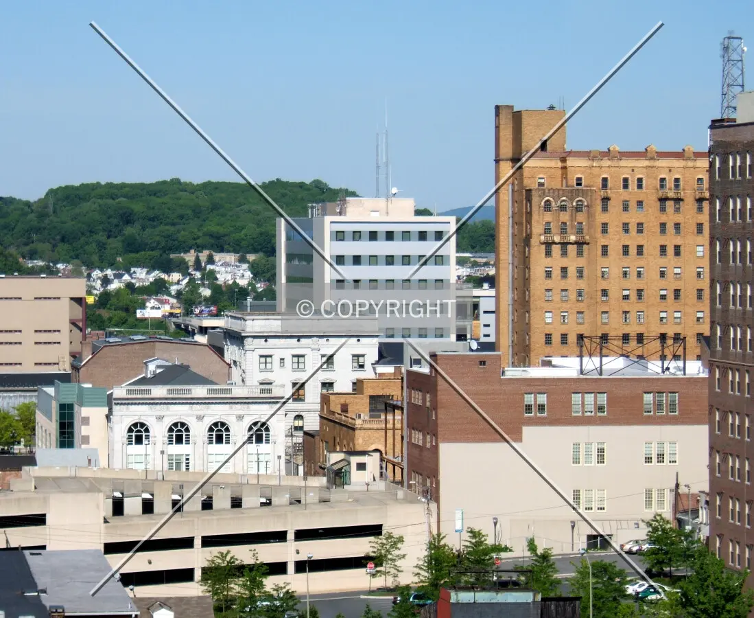 View from the west