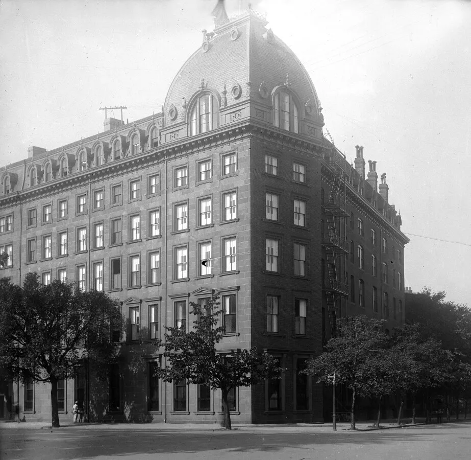 View from the northeast