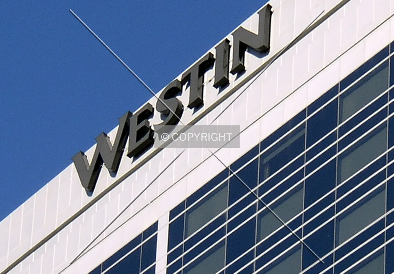 Signage on the top of the southern side