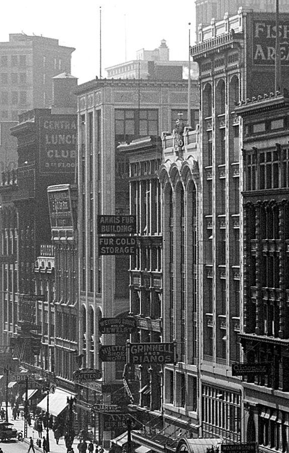 Vintage view from the north