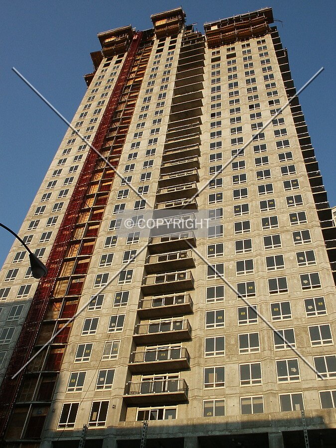 Looking up from Wabash Avenue