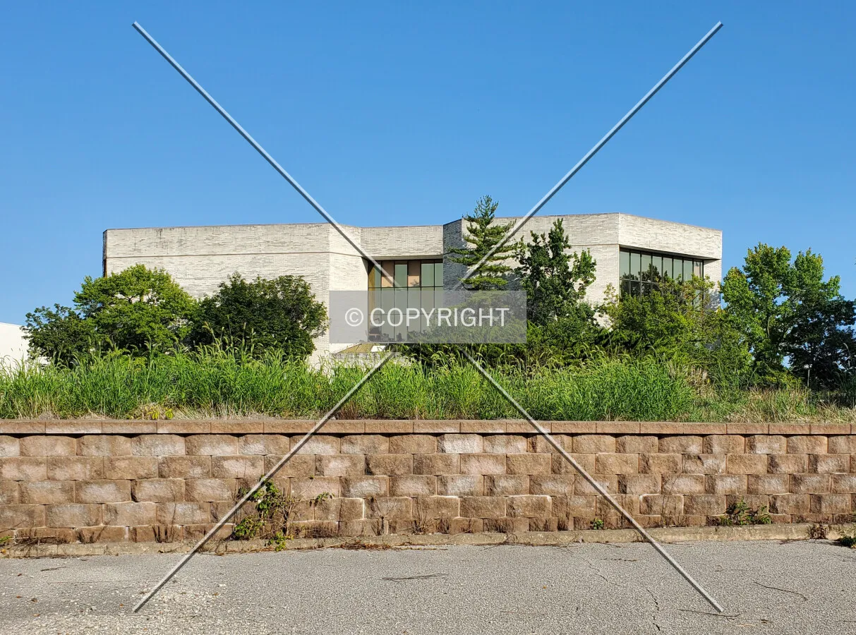 West view of the former Dillard's Department Store; September 5, 2020