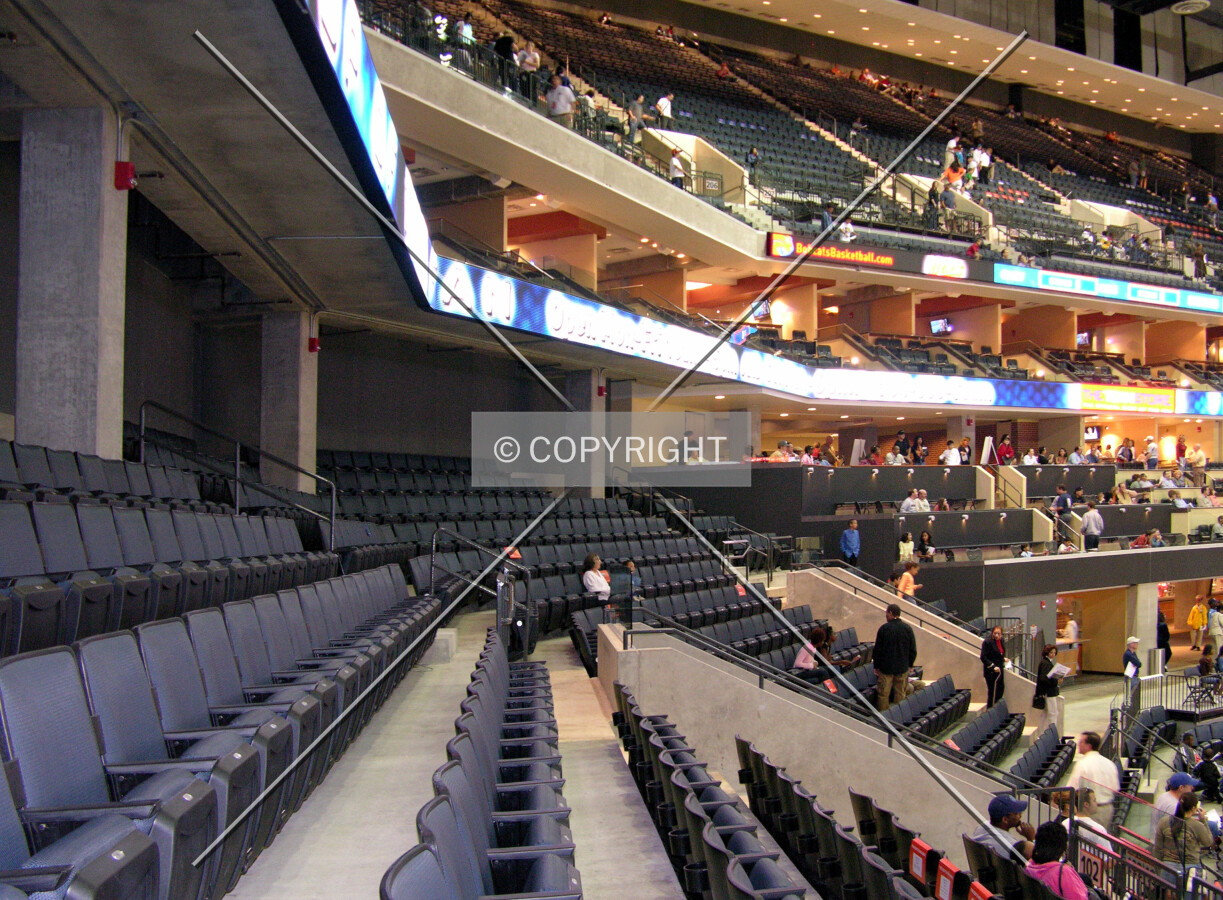 Detail of the seats in the lower northwest corner