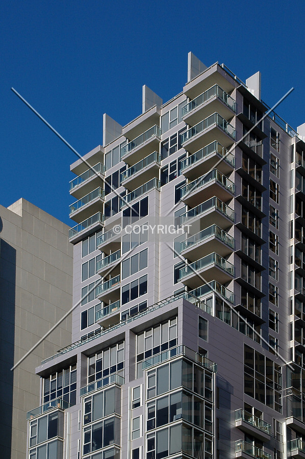 Top half of the building