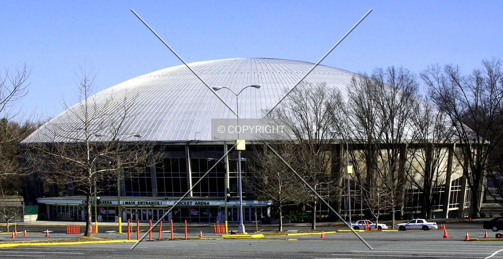 View from the southeast