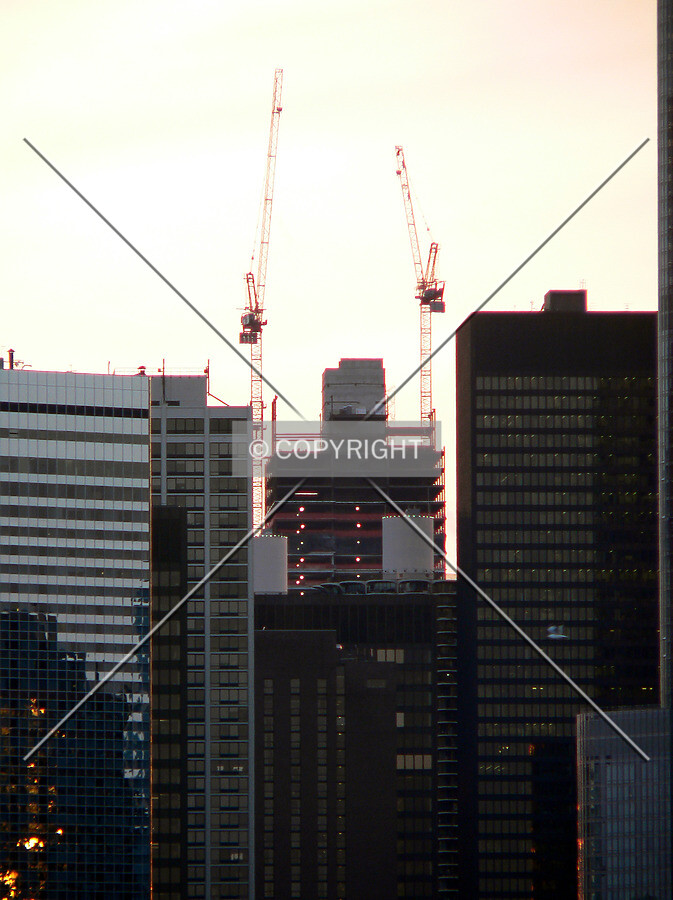 View to the west from Lake Michigan