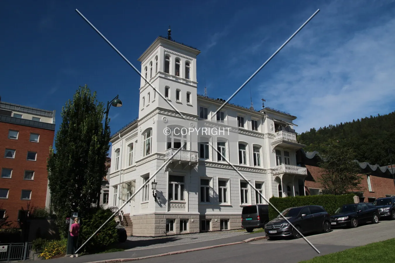 View from the southeast