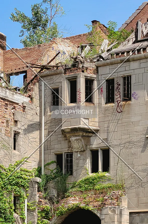 West facade; July 31, 2021