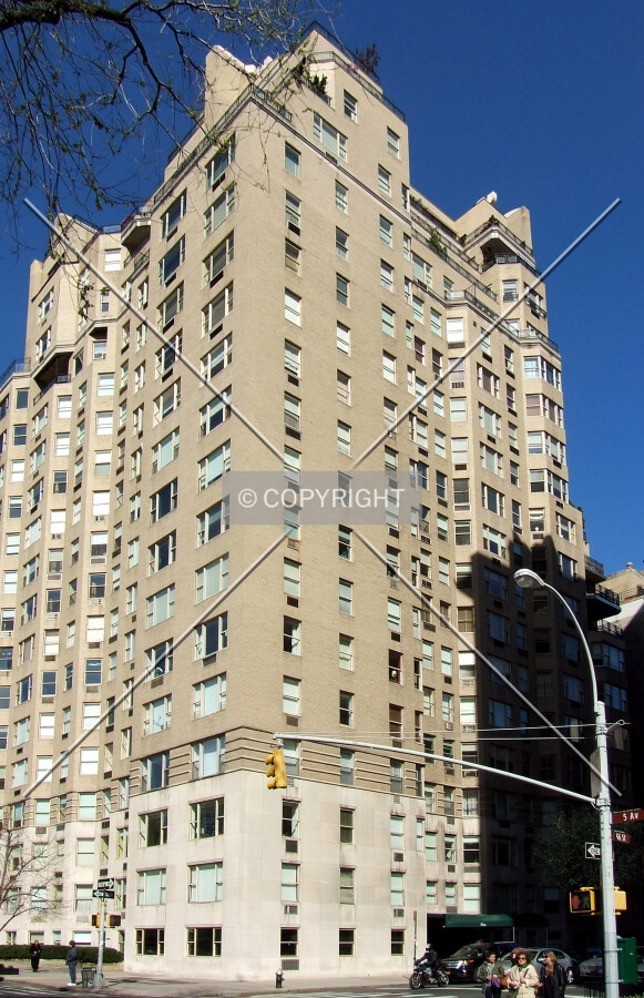View from the southwest at 5th Avenue and 66th Street