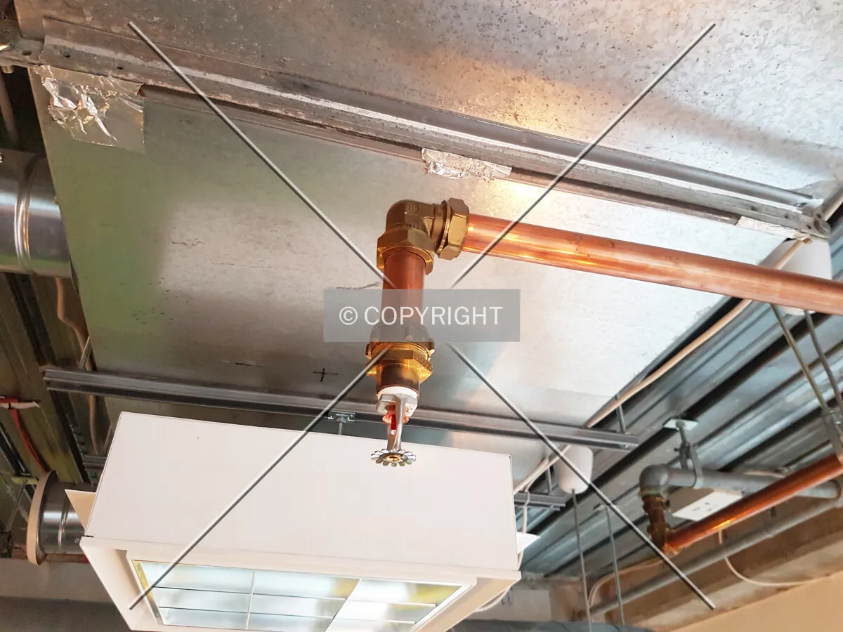 Sprinkler system at TechQuartier