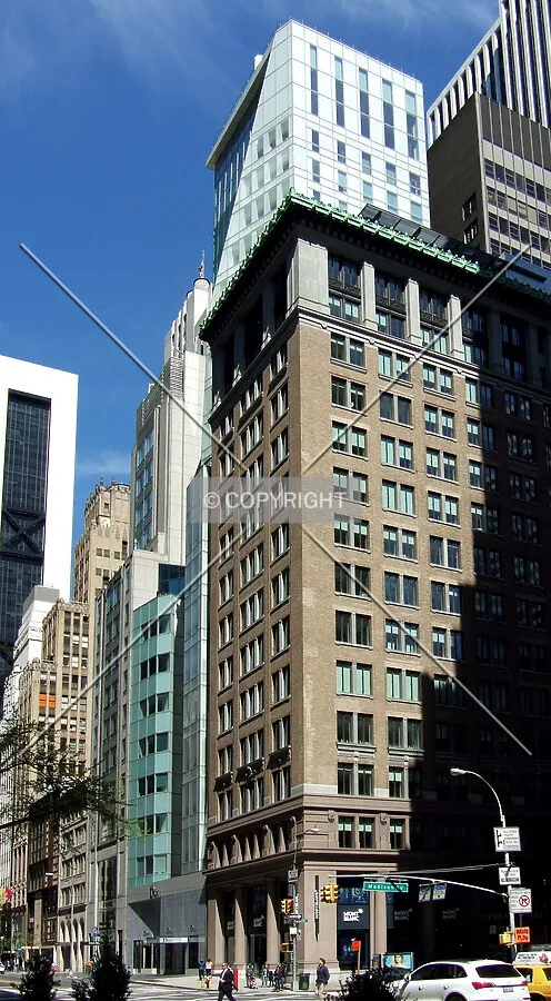 View from the southeast at 57th Street and Madison Avenue