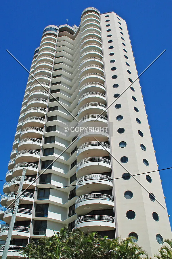 Looking up the north side