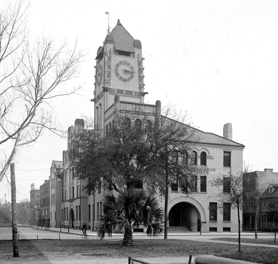 Vintage view from the northwest