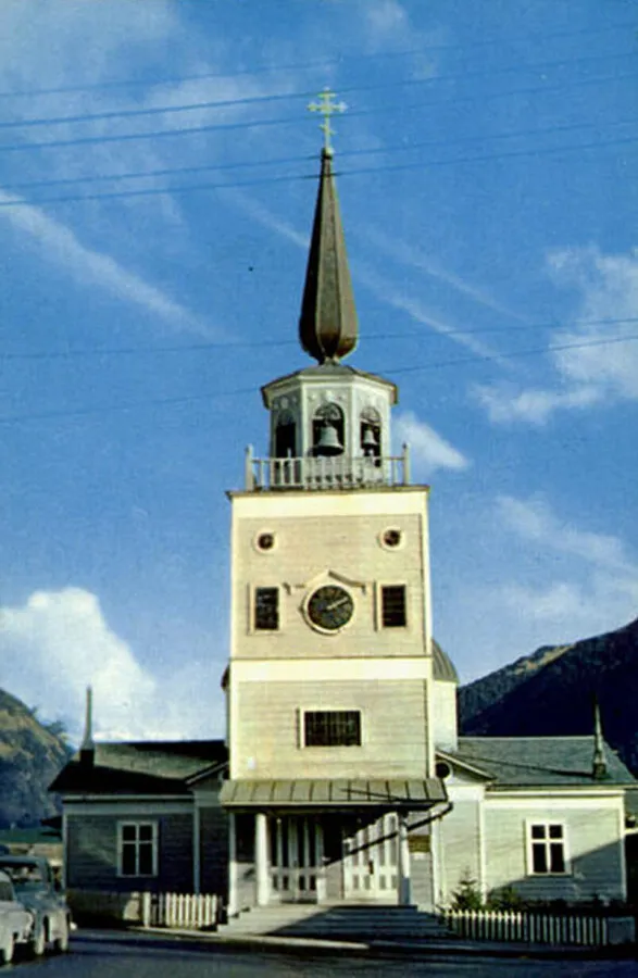 Vintage view from the west
