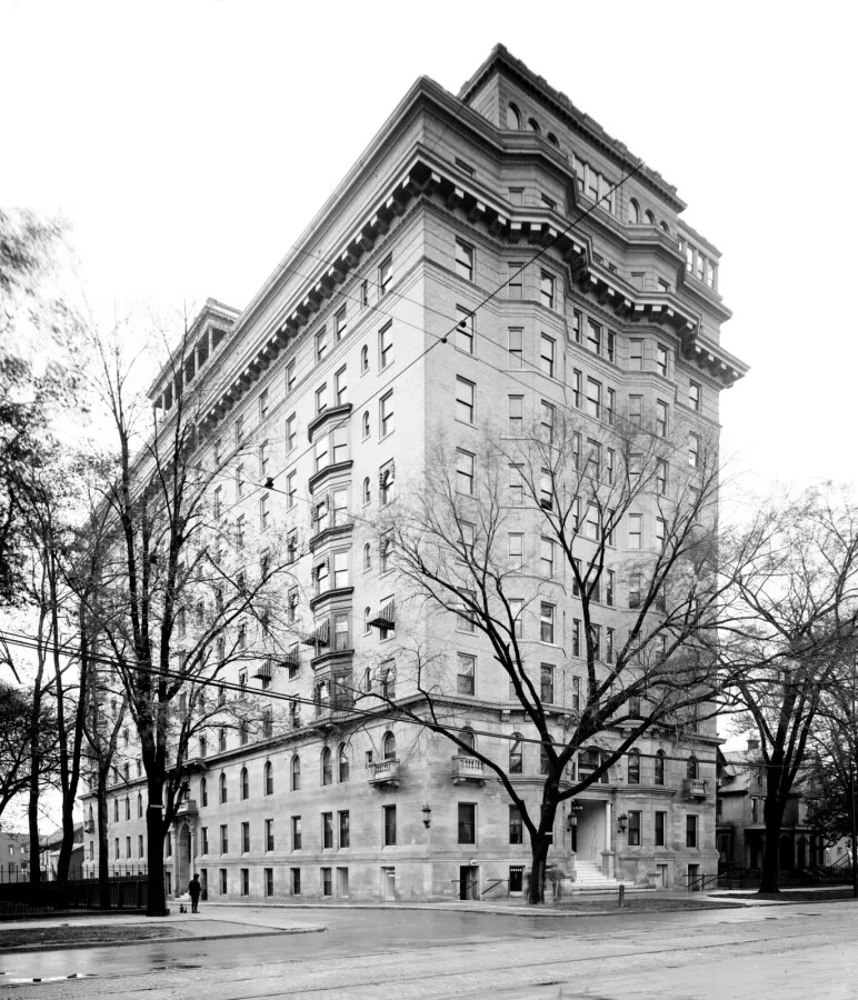 Vintage view from the north