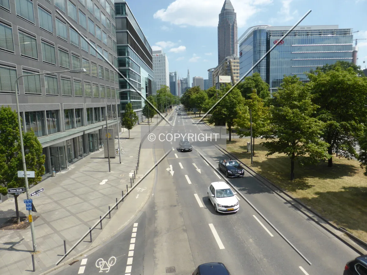 Skyscrapers in the CBD Frankfurt