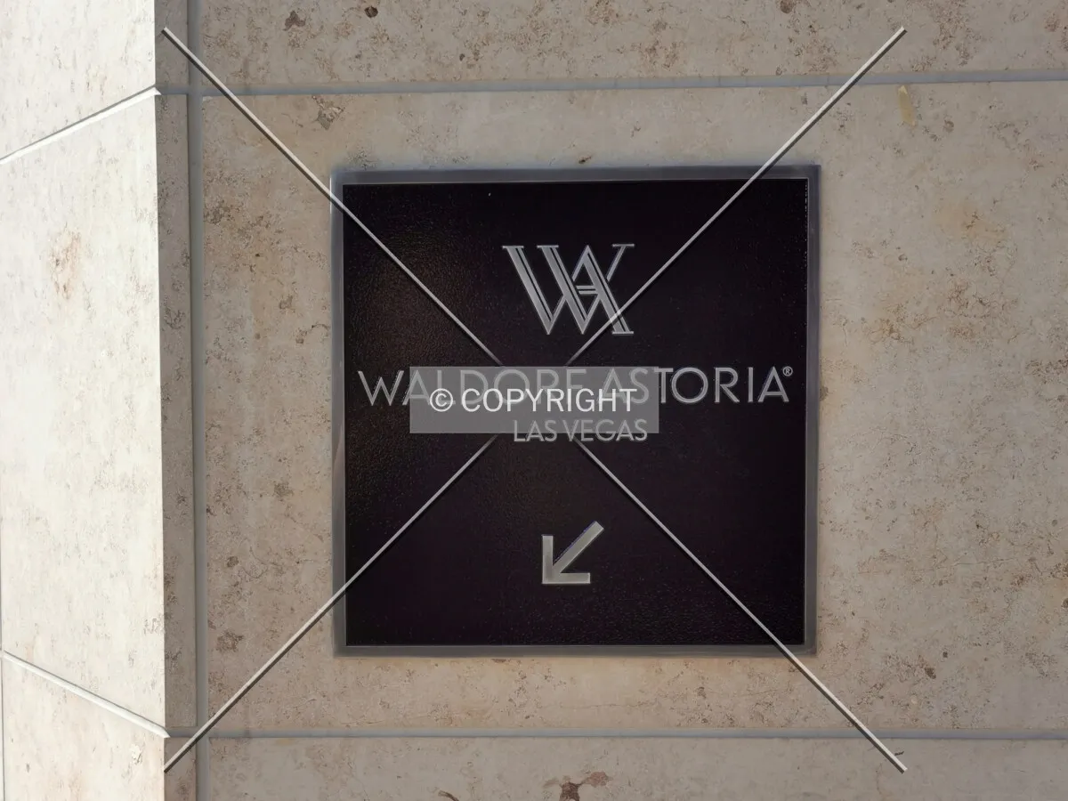 Waldorf Astoria sign