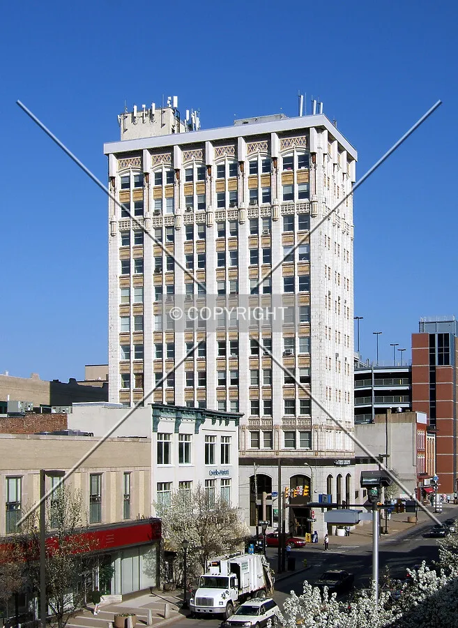 View from the northwest on Lackawanna Avenue