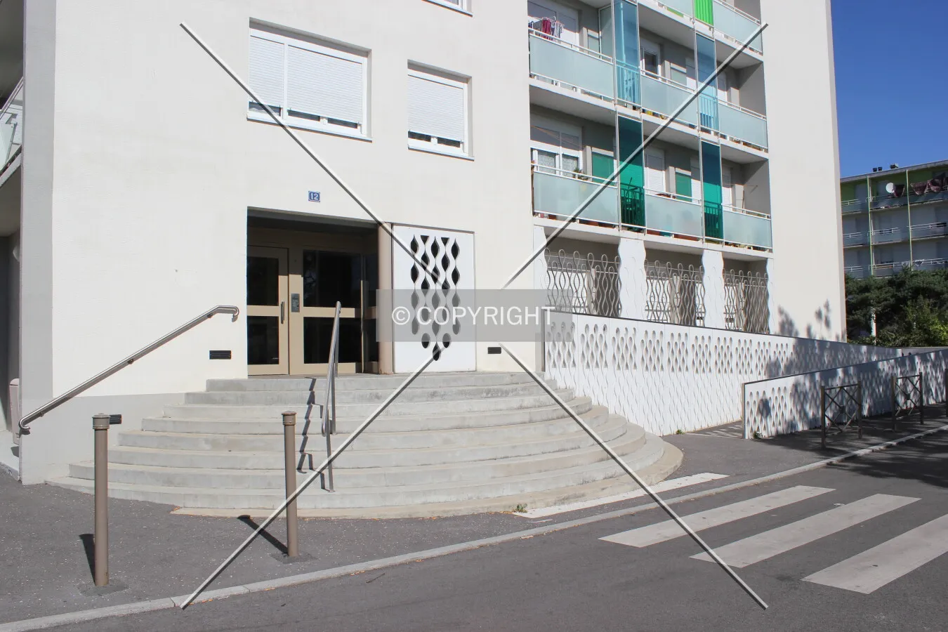 Entrance on the east face