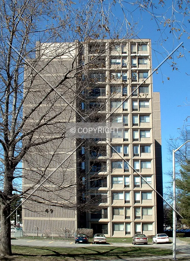 View from the southeast